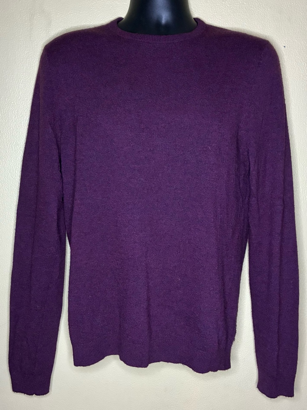 Topman Men's Crewneck Sweater in Plum Purple